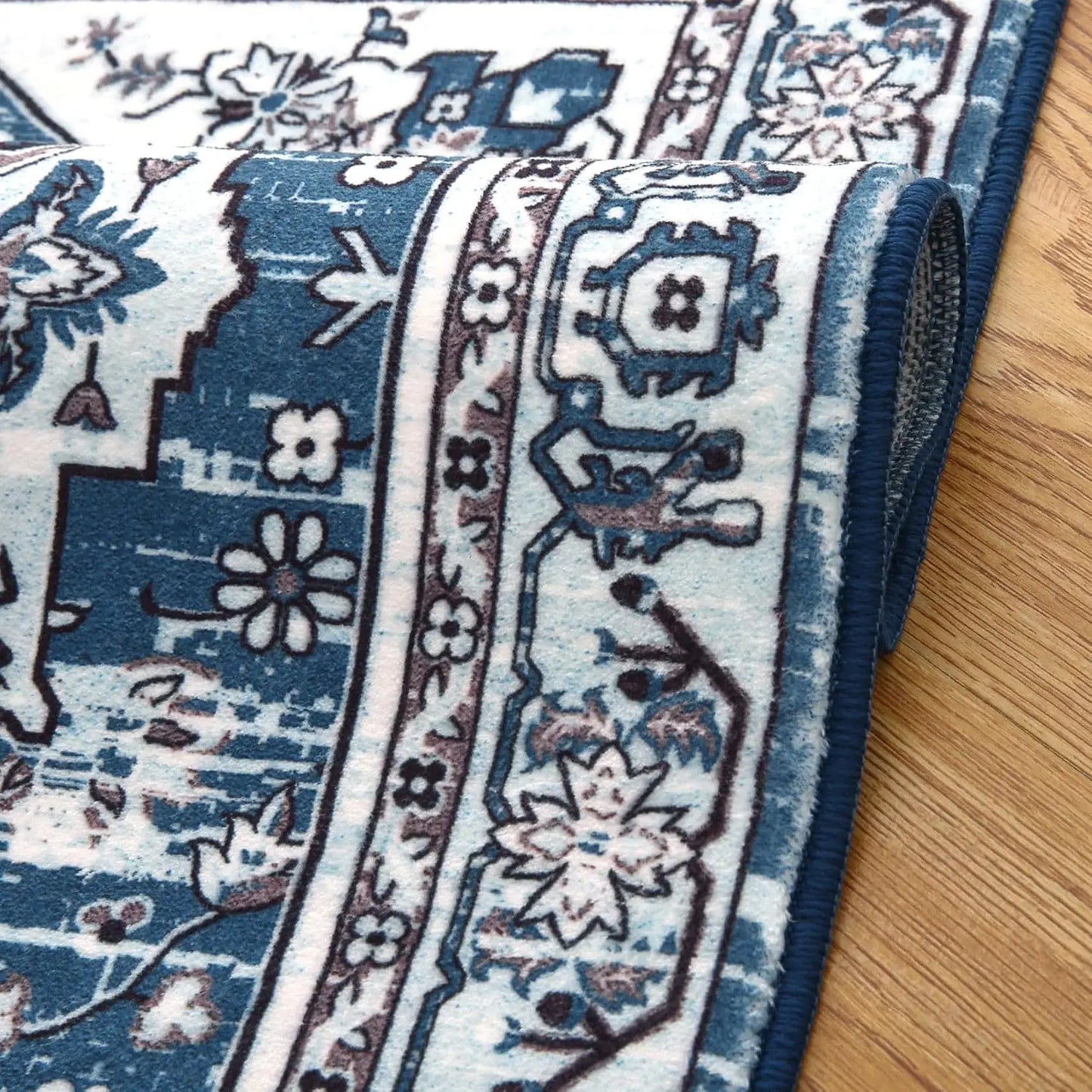 Vintage Boho Washable Area Rug
