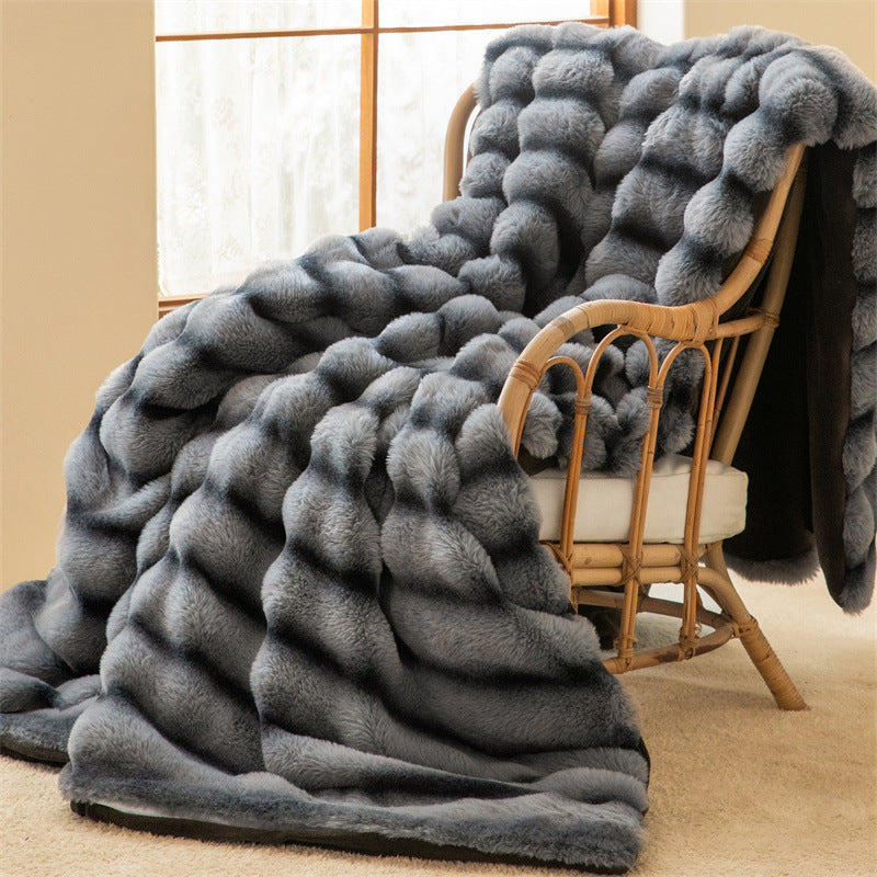 Household Thickened Warm Leisure Sofa Cover Blanket