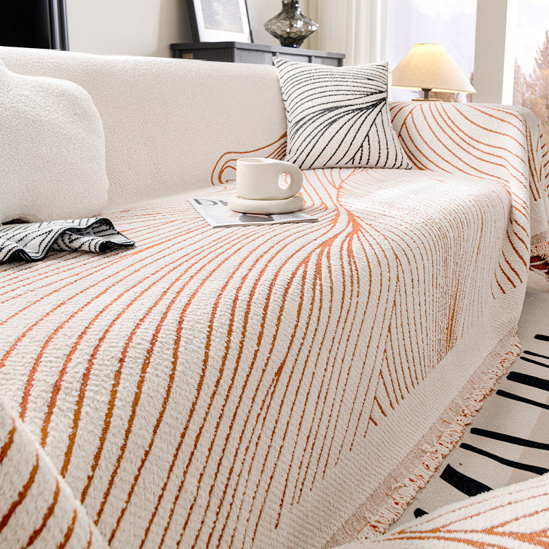 Sofa Cover Cloth Autumn And Winter Sofa Cushion Anti-cat's Paw