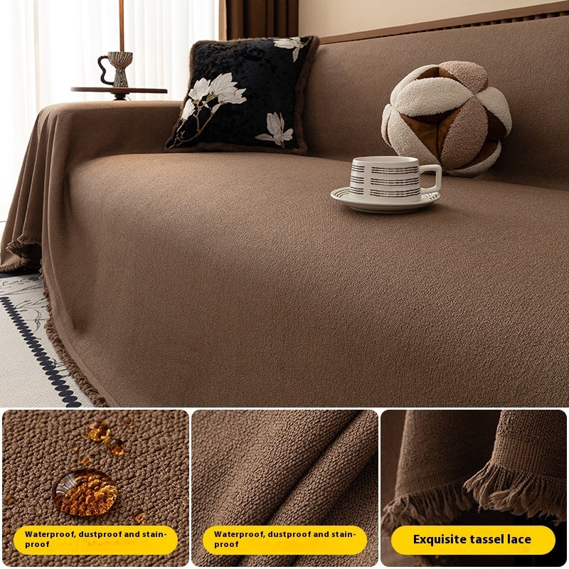 Teddy Plush Waterproof Sofa Cover