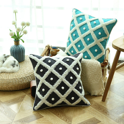 Moroccan Tufted Cushion Cover