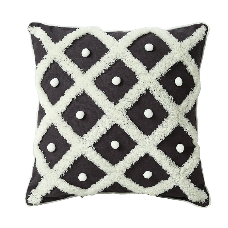 Moroccan Tufted Cushion Cover