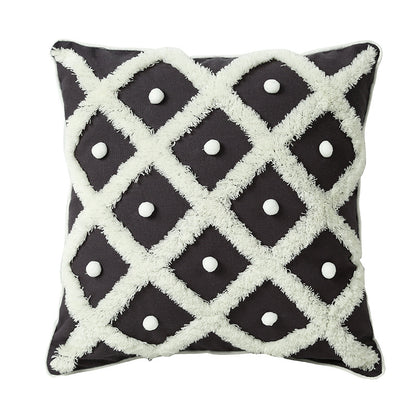 Moroccan Tufted Cushion Cover
