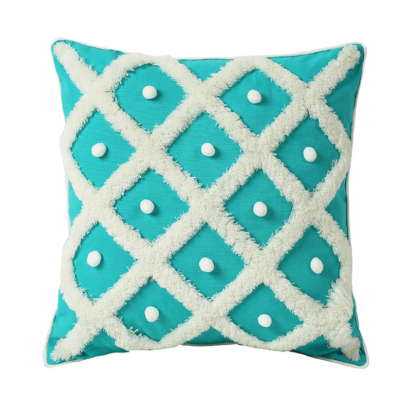 Moroccan Tufted Cushion Cover