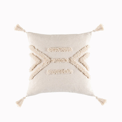 Bohemian Tufted Pillow Cover – Cozy Minimal Decor