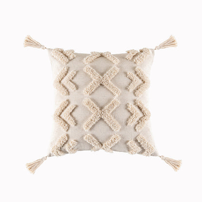 Bohemian Tufted Pillow Cover – Cozy Minimal Decor
