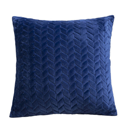Flannel Solid Color Pillow Cover
