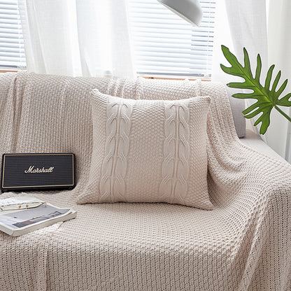 Nordic Wool Knit Pillow Cover