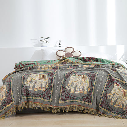 Pure Cotton Summer Gauze Sofa Blanket
