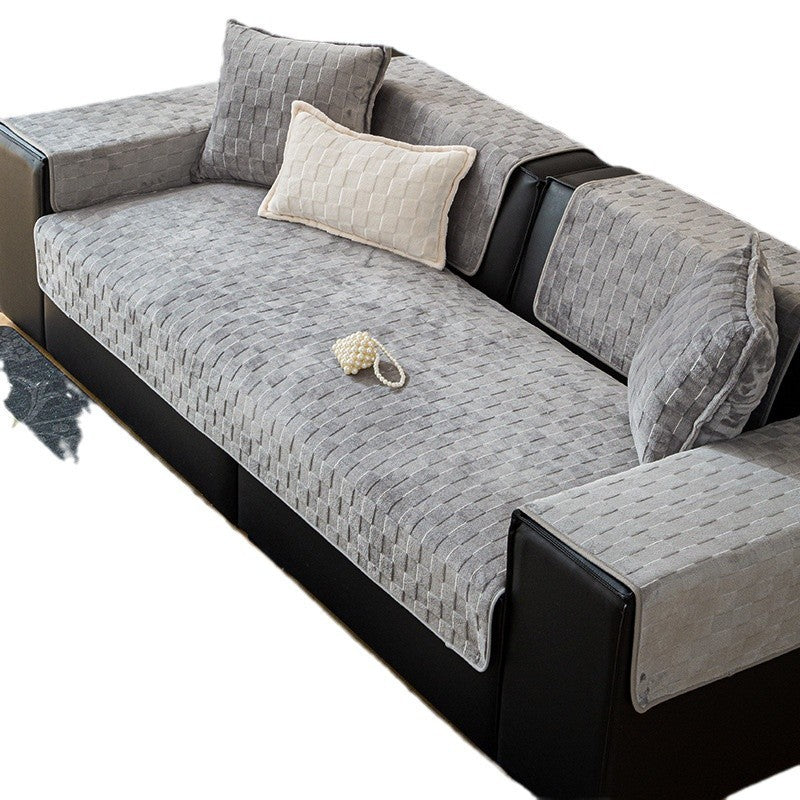 Sofa Cushion New Winter Plush Sofa Cover Cloth