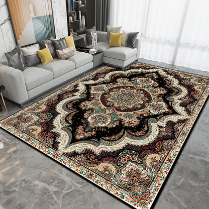 European Retro Print Rug