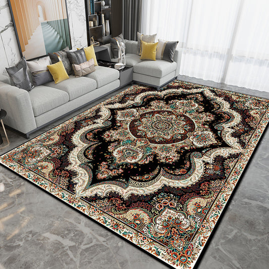 European Retro Print Rug