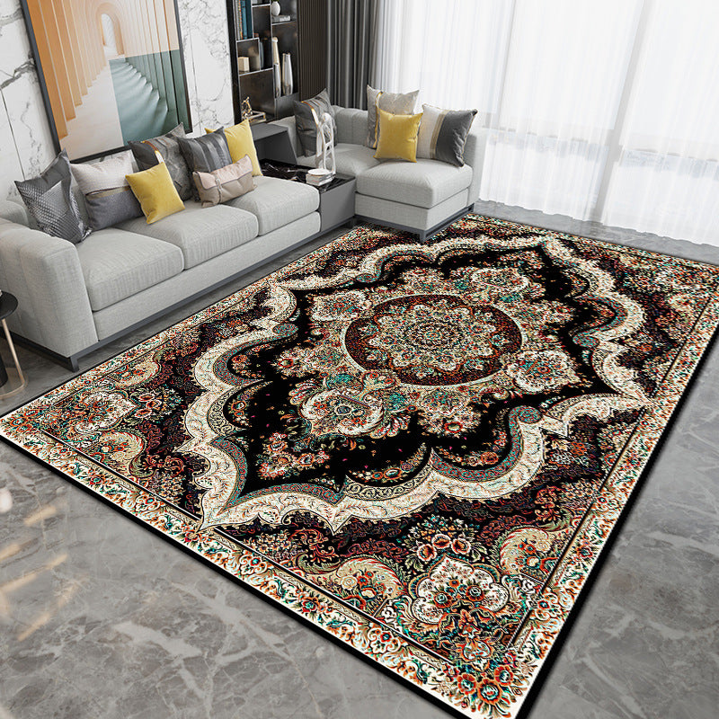 European Retro Print Rug