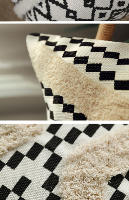 Luxury Tufted Moroccan Pillow Cover