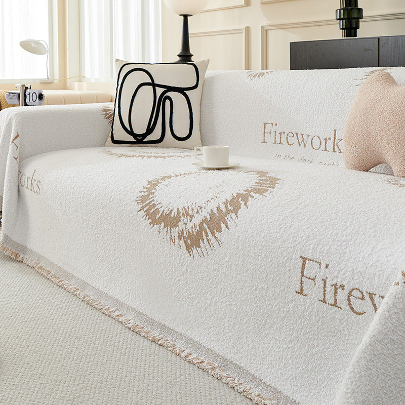 Universal One-Piece Sofa Cover – Full Coverage Non-Slip