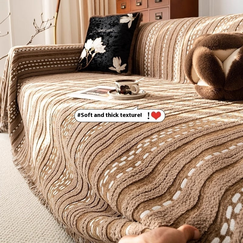 Retro Style Full Cover Sofa Cover – Universal & Dustproof