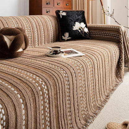 Retro Style Full Cover Sofa Cover – Universal & Dustproof