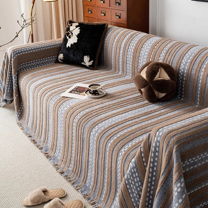 Retro Style Full Cover Sofa Cover – Universal & Dustproof