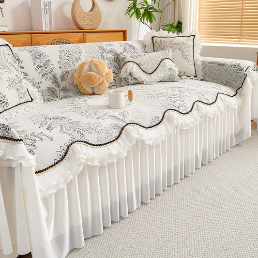 Anti-Scratching Chenille Sofa Cover
