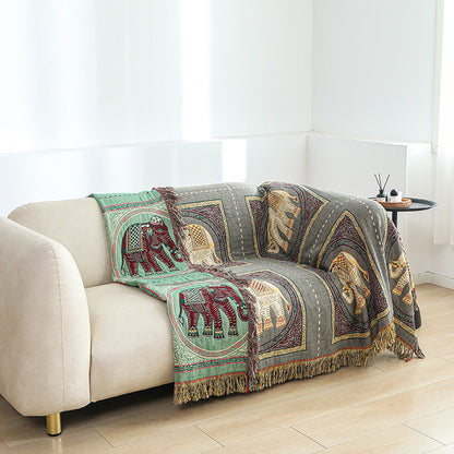 Pure Cotton Summer Gauze Sofa Blanket