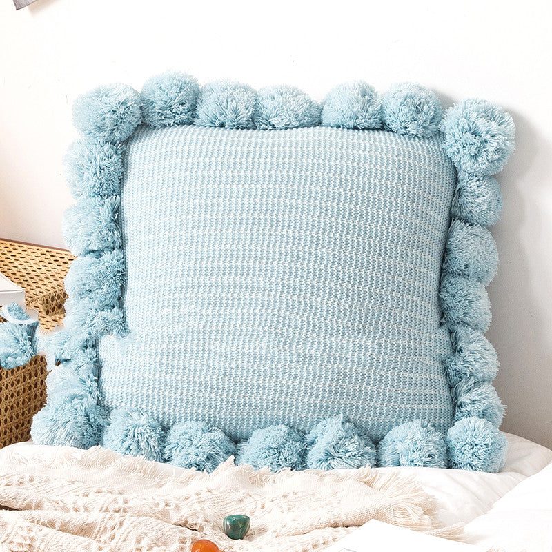 Knitted Throw Pillow Cushion