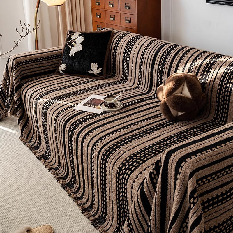 Retro Style Full Cover Sofa Cover – Universal & Dustproof