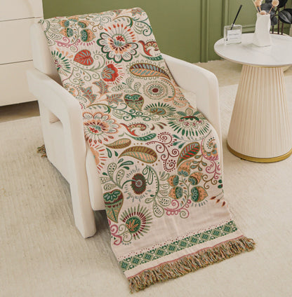 Pure Cotton Full Cover Sofa Cover – Nordic Minimalist Style