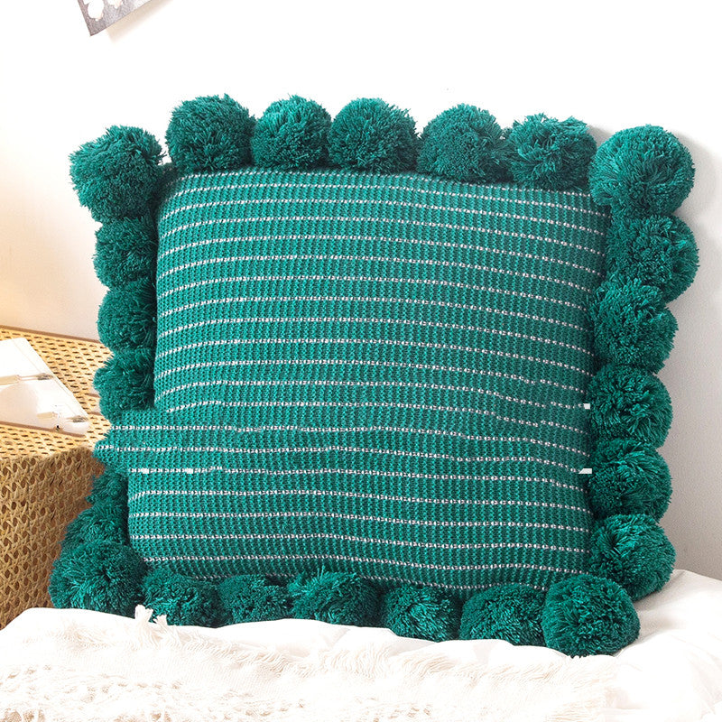 Knitted Throw Pillow Cushion