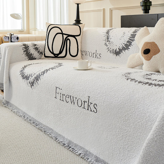 Universal One-Piece Sofa Cover – Full Coverage Non-Slip