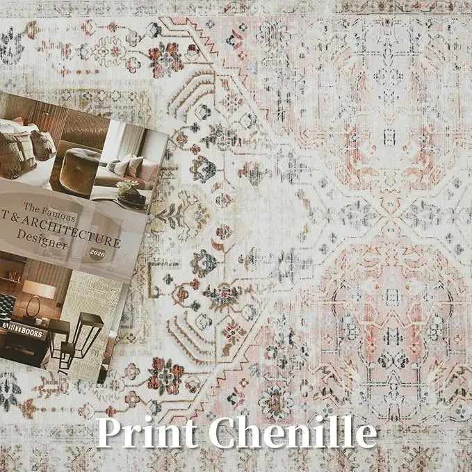 Vintage Washable Entryway Rug