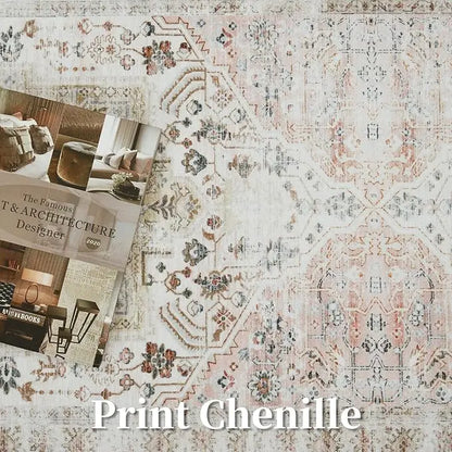 Vintage Washable Entryway Rug