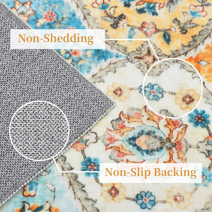 Vintage Washable Runner Rug