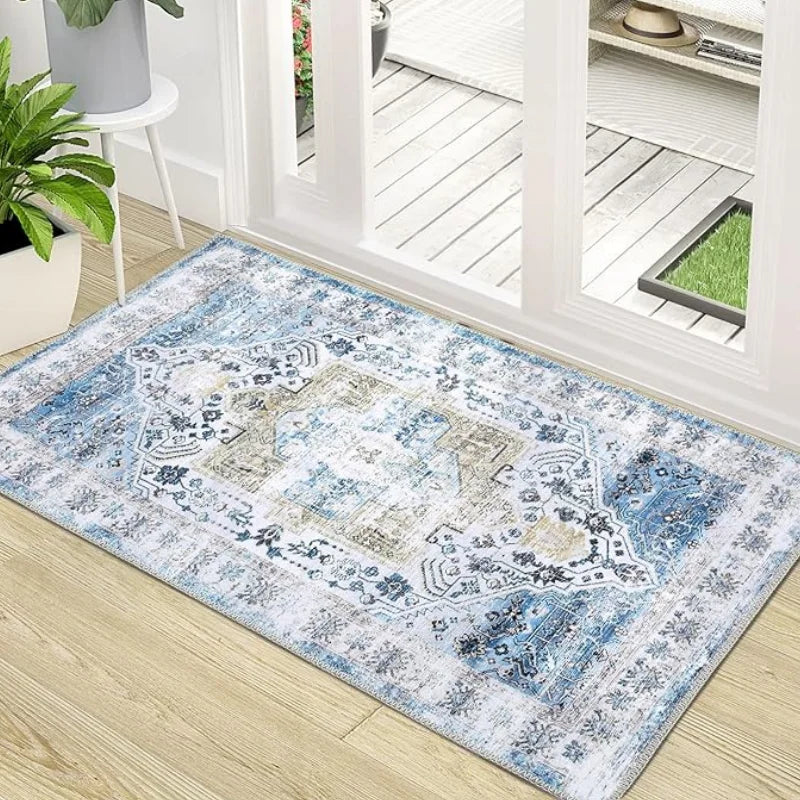 Vintage Washable Entryway Rug