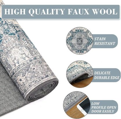 Oriental Washable Area Rug