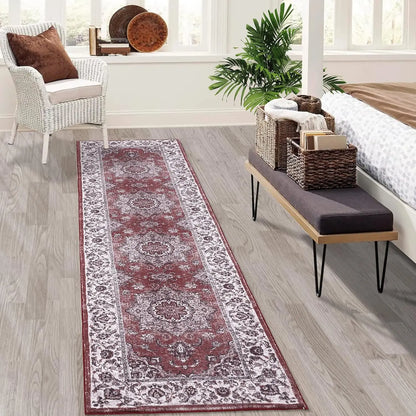Vintage Washable Runner Rug