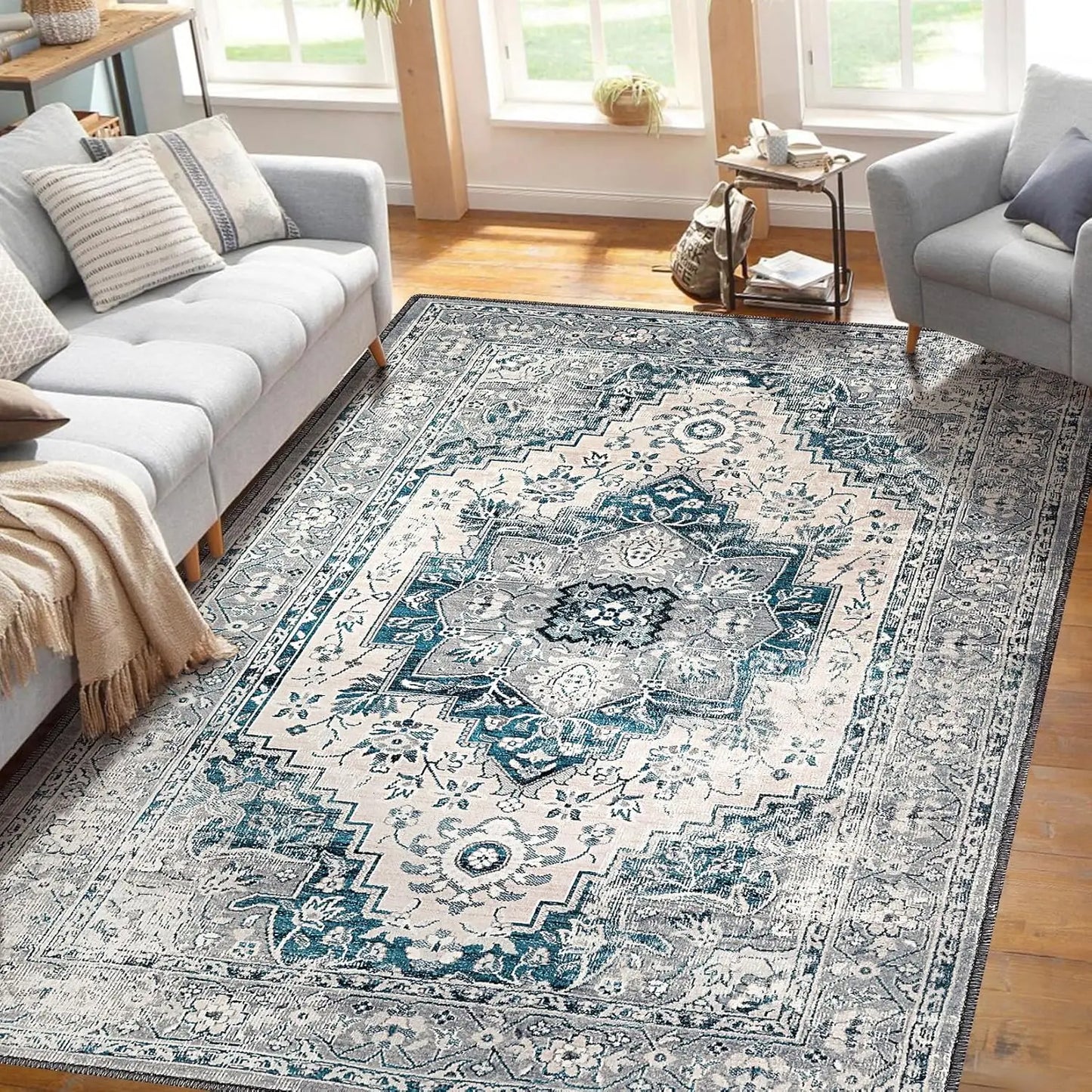 Oriental Washable Area Rug