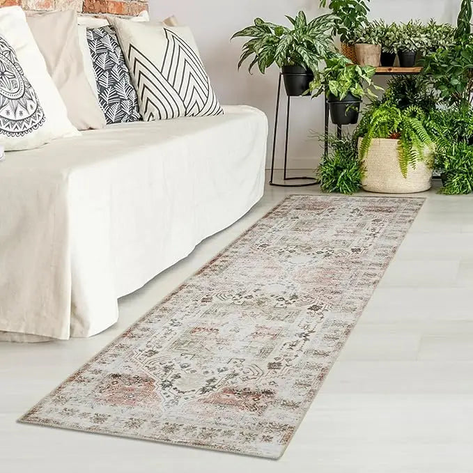 Vintage Washable Entryway Rug