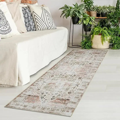 Vintage Washable Entryway Rug