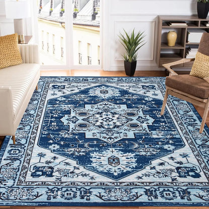 Vintage Boho Washable Area Rug