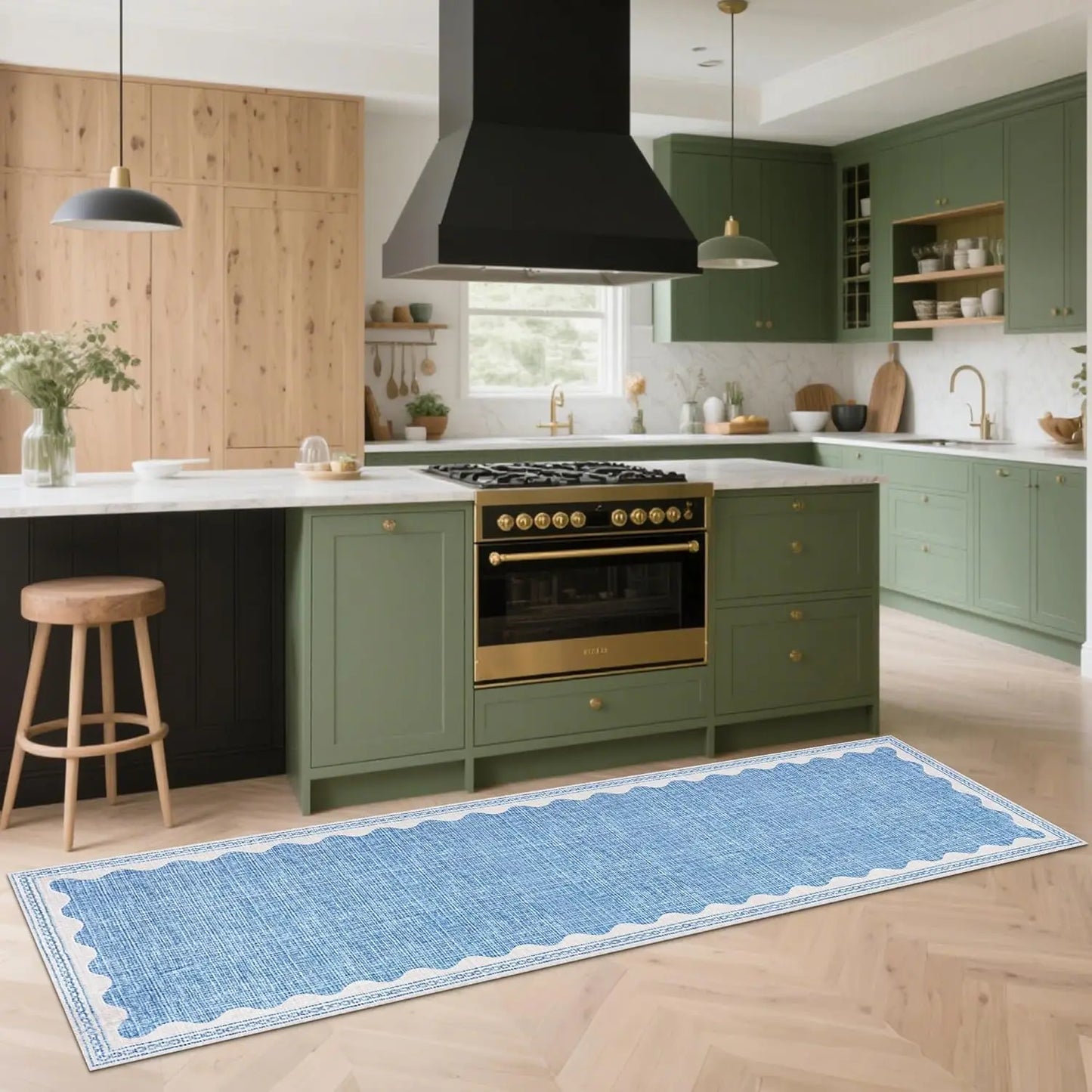 Vintage Washable Runner Rug