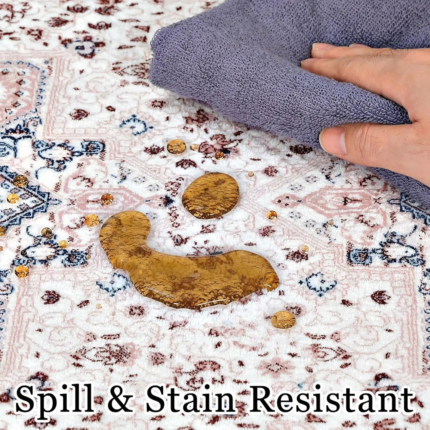 Vintage Washable Runner Rug