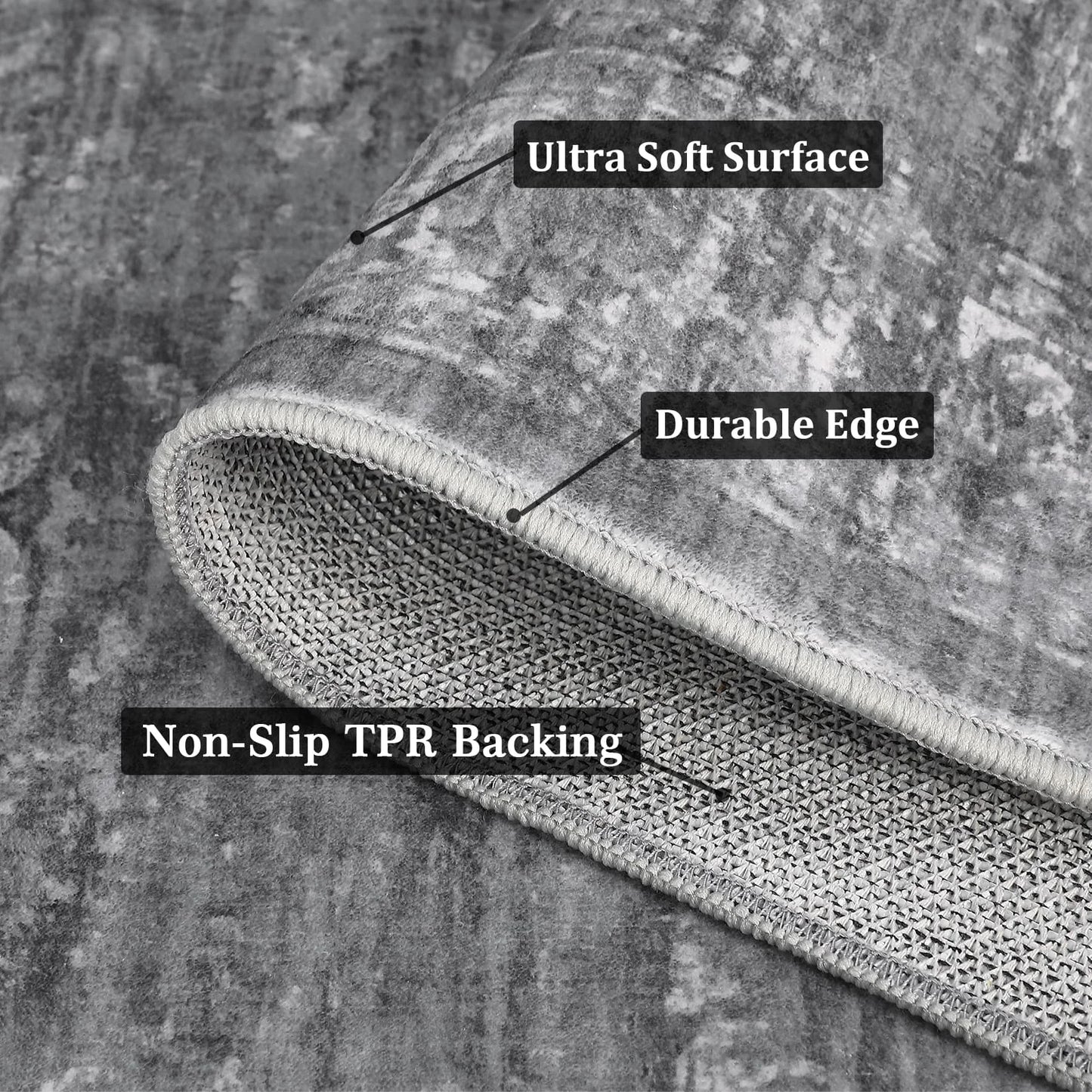 Vintage Washable Area Rug