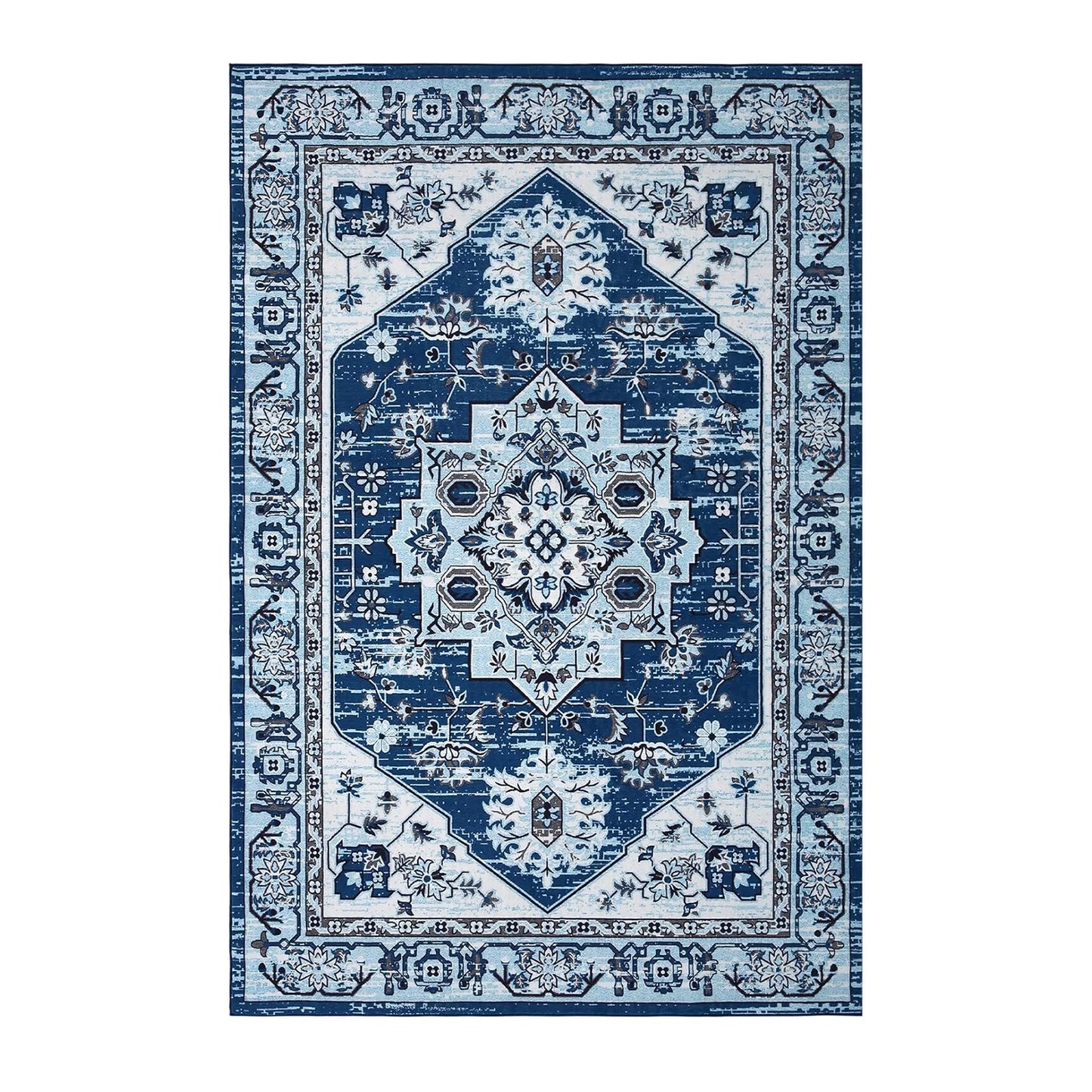 Vintage Boho Washable Area Rug