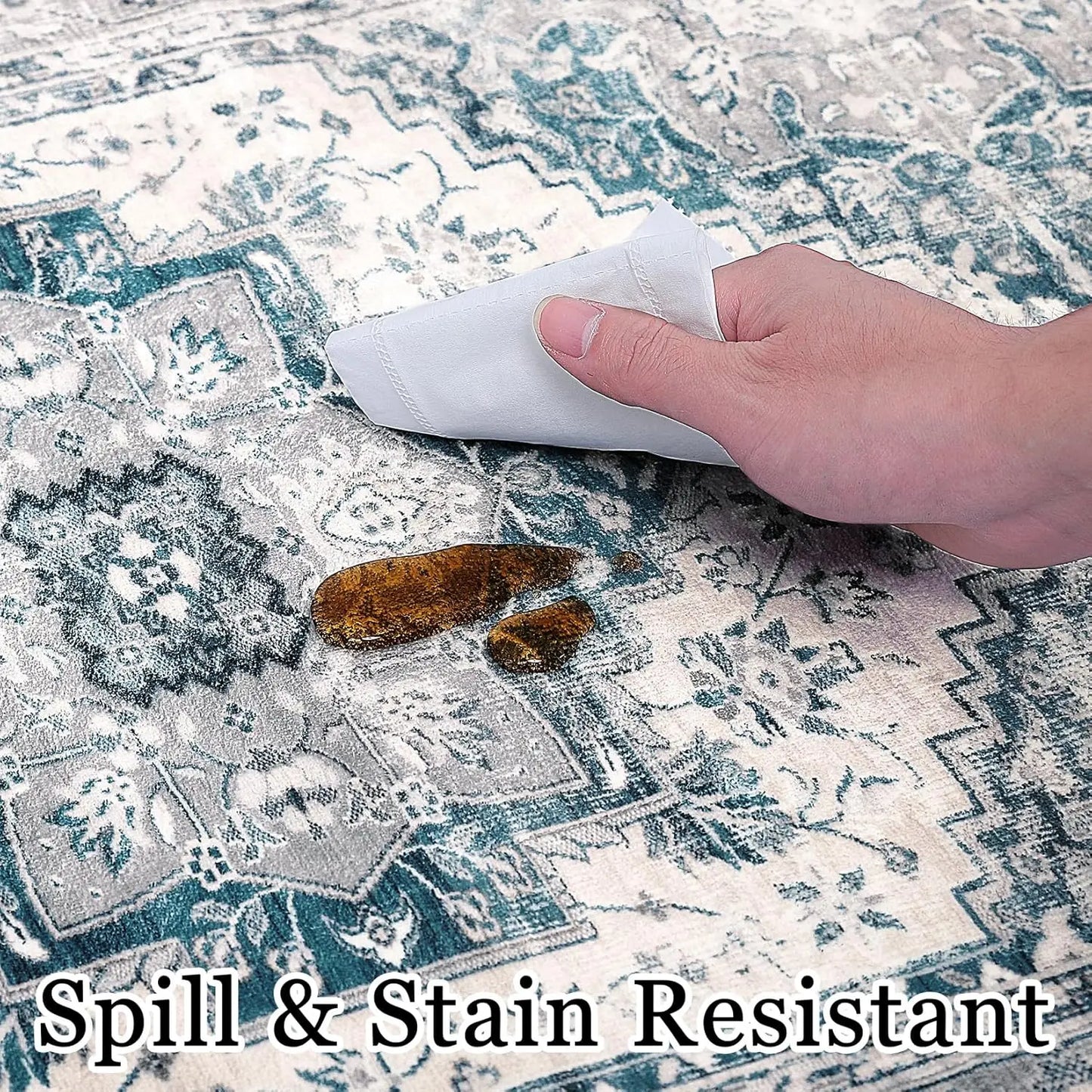 Oriental Washable Area Rug