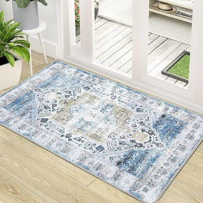 Vintage Washable Entryway Rug