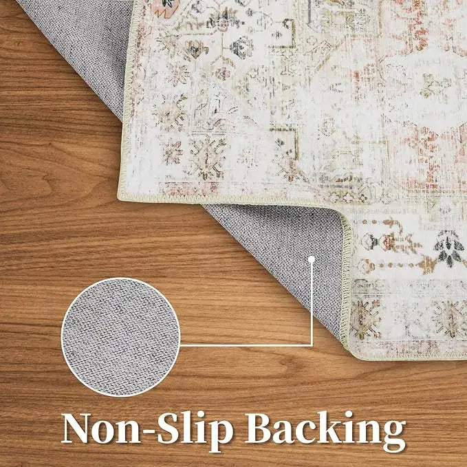 Vintage Washable Entryway Rug