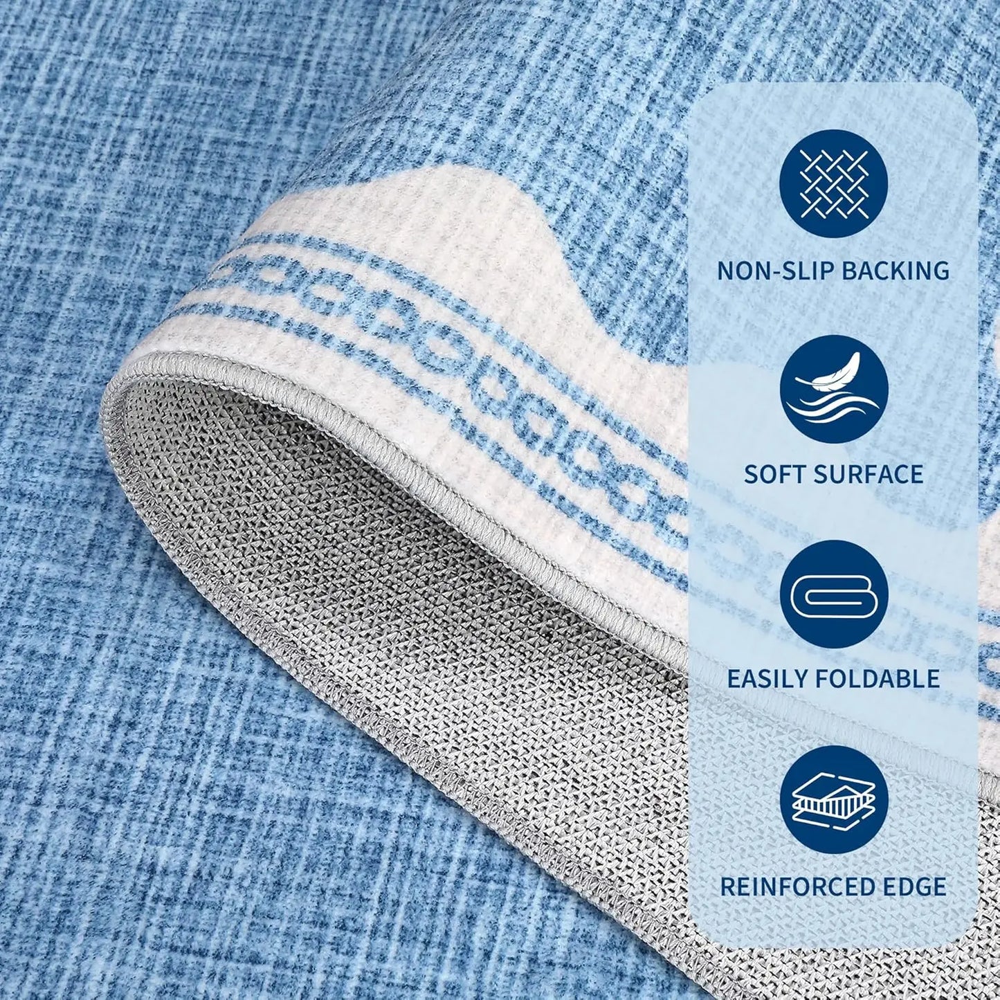 Vintage Washable Runner Rug