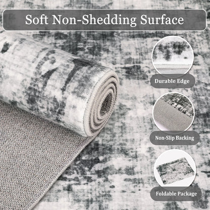 Vintage Washable Runner Rug