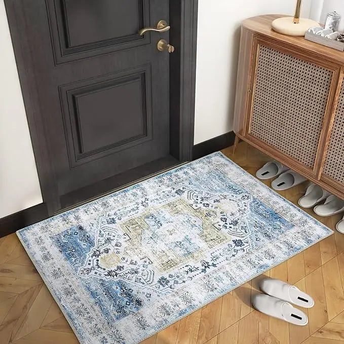 Vintage Washable Entryway Rug