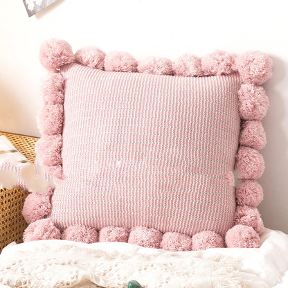Knitted Throw Pillow Cushion